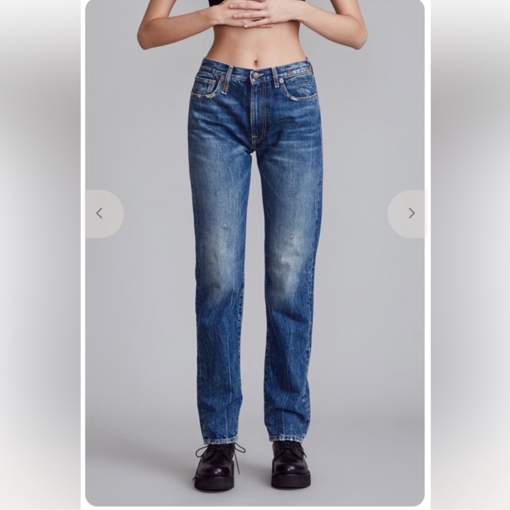 R13 Axl Slim Demin Jeans Kelly wash